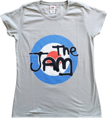The Jam - Spray Target Logo Dames T-shirt - S - Grijs