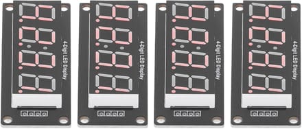 Digitale Segment Module - LED Display - Projecten Maken - Vier Cijfers - 0.56 Inch - Rood