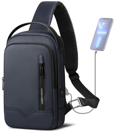 Waterdichte Schoudertas voor iPad tot 11,3 inch met USB Oplaadpoort