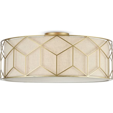 Maytoni - Plafondlamp Messina - Goud - Ø57
