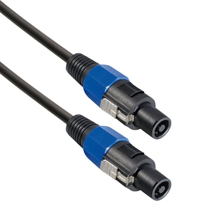 Powteq- 15 meter Professionele PA luidsprekerkabel - NL2 - 2x 1.5 mm² - Geschikt voor Speakon