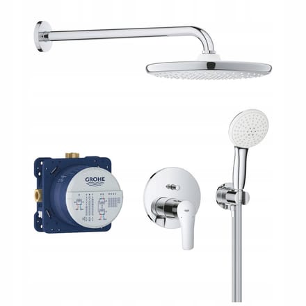 Grohe New Tempesta 100 Doucheset - 2 Straalstanden, Chroom