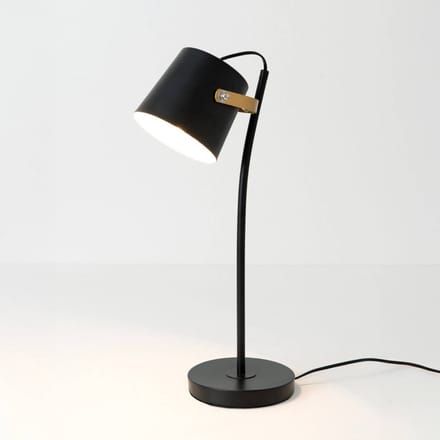 Holländer Tafellamp ESPERTO, zwart, hoogte 53 cm, metaal, E27