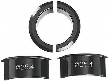 Ergotec Vulbus Stuurbocht 25,4 Mm Aluminium Zwart 4-delig