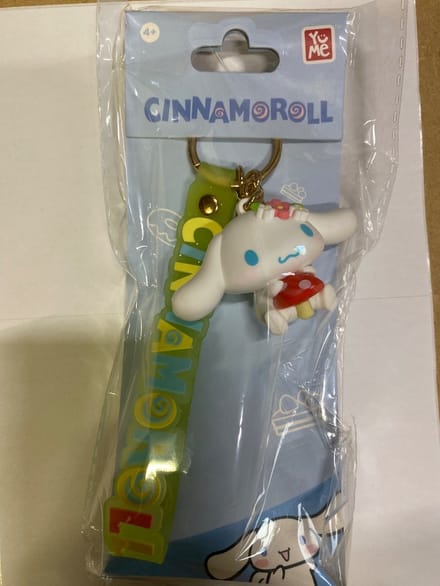 Yume Four Seasons Series Keychain met Hand Strap - Yume - Cinnamoroll-Mushroom Sleutelhanger