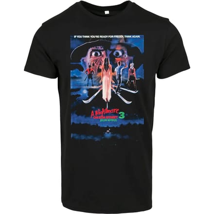 Merchcode A Nightmare On Elm street - Poster Heren Tshirt - XS - Zwart