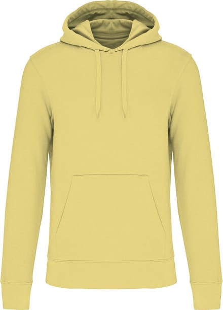 Kariban Ecologische herensweater met capuchon K4027 - Lemon Yellow - 4XL