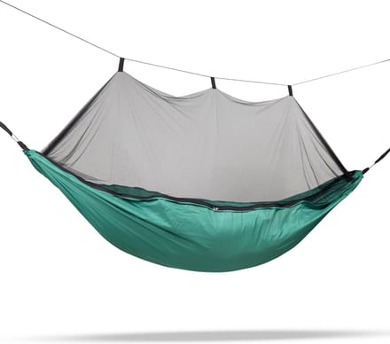 Travelnet Hangmat met klamboe L240 x B140 - Groen - 1 pers