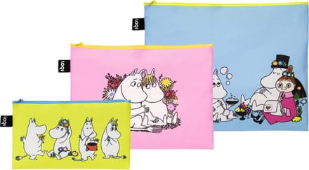 LOQI Zip Pockets - Moomin Together