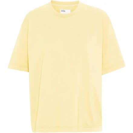 Dames-T-shirt Colorful Standard Organic oversized soft yellow