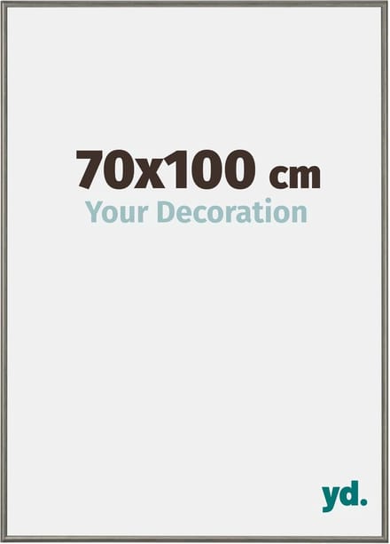 Your Decoration - Fotolijst 70x100 cm - Aluminium - Mercury Structuur - New York