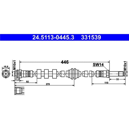 Remleiding ATE 24.5113-0445.3