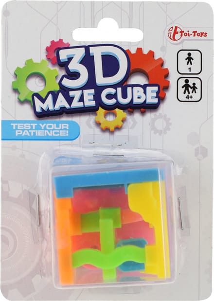 Toi-Toys Patience Game Fidget Cube Maze 3D