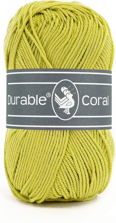 Durable Coral - 352 lime - Gemerceriseerd Katoen Garen