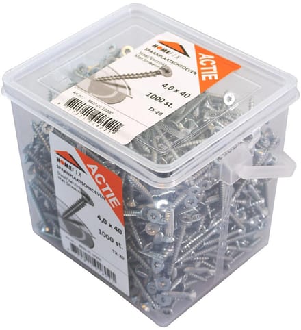 Actie-emmer spaanplaatschroef VZ PK TX-20 4.0x4.0 (1000)