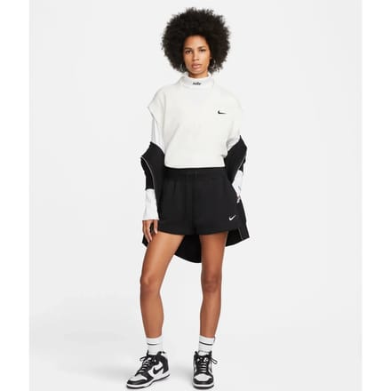 Dames short met hoge taille Nike Phoenix Fleece
