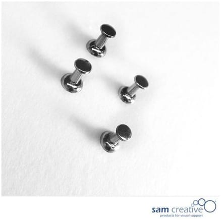 Sam Creative - Prikbord kurk - Punaise - Zilver - 50 stuks