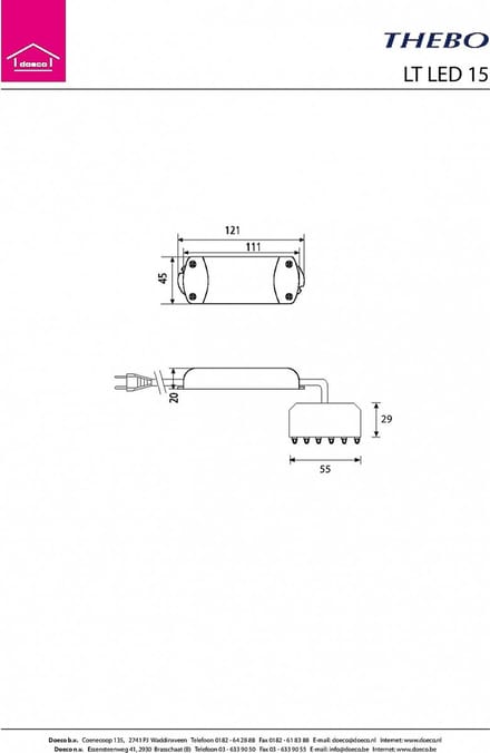 Thebo LED driver 12V 15W