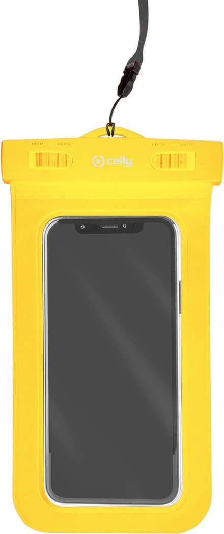 Celly - ProCompact Beschermhoes Waterproof tot 10 meter - Kunststof - Geel
