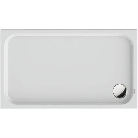 Duravit D-Code rectangular shower tray 130 x 75 cm with anti-slip