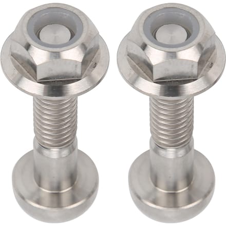 2 stuks Titanium Legering Fietsremhendel Schroef voor Brompton Vouwfiets Schroefonderdelen gray