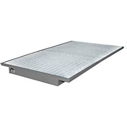 Hangende opvangbakken voor stelling type EHW 2200, grijs RAL7005