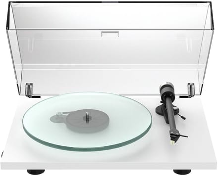 Pro-Ject T2W Rainier Streaming Platenspeler - Multiroom-technologie - WiFi streaming - Moderne Vinyl Speler - Wit