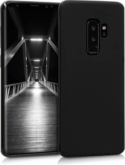Zwart TPU Siliconen Case Hoesje voor Samsung Galaxy S9+