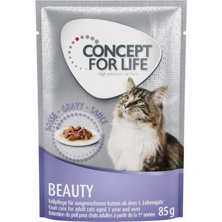 12x85g Beauty in Saus Concept for Life Kattenvoer