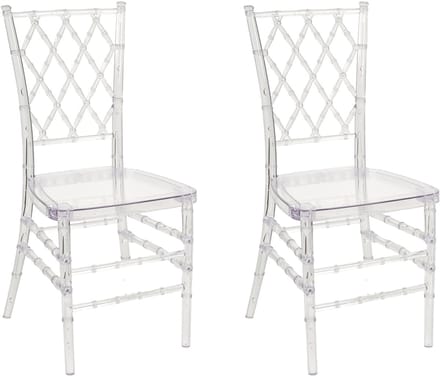 CLARION - Eetkamerstoel - Transparant - Polycarbonaat