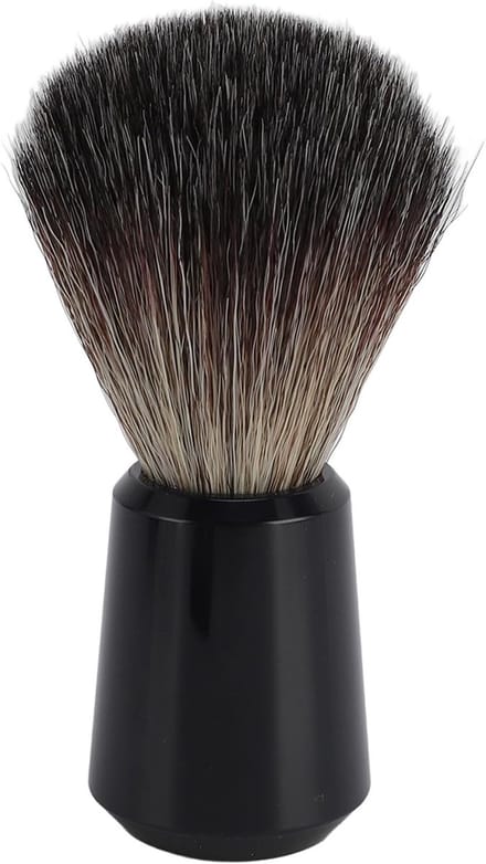 Scheerborstel Heren - Scheeraccessoire - Glad Scheren - Synthetisch Haar - 12 cm - Zwart