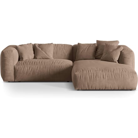 Hoekbank Martina rechts velvet | Micadoni