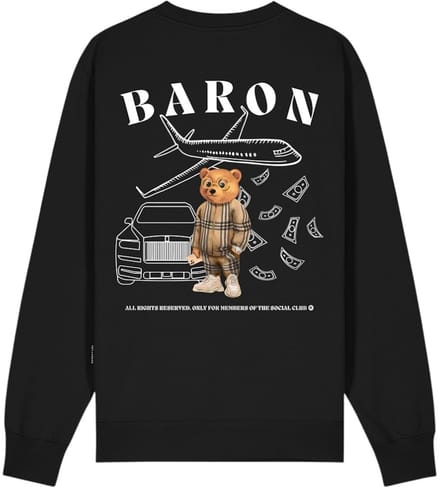 Baron Filou Heren Trui Zwart CXLVIII/BLACK