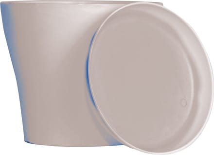 St. Helens Home & Garden - plastic plantenpot - 10,5x9cm - wit
