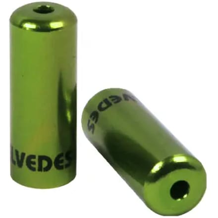 Elvedes kabelhoedje 4,2mm aluminium groen(10x)