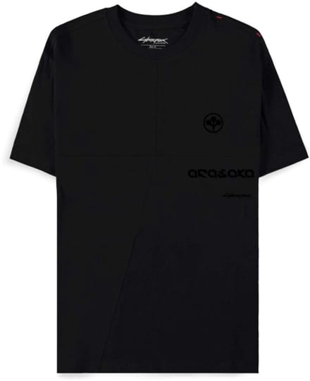 Cyberpunk 2077 - Arasaka Heren T-shirt - S - Zwart