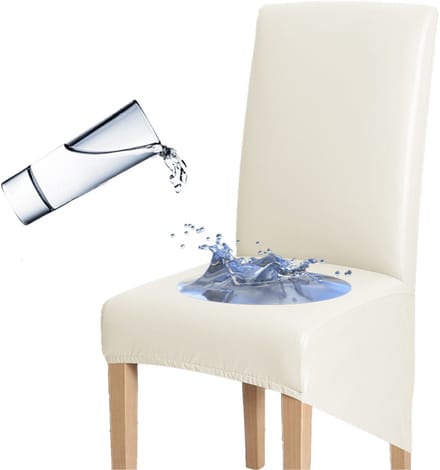 Meble odNowa - XXL Stoelhoes - Eco-Leder - Crème - Waterdicht