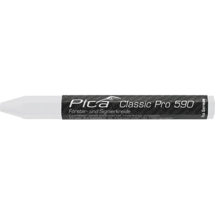 Pica Houtmarkeringskrijtjes Classic Pro 590 wit 12x120 mm 12 st