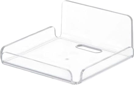 Wandmontage Plank - Camera Houder - Veiligheid Monitoren - Geen Boren Nodig - 14 cm Breed - Transparant