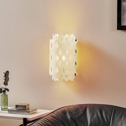 Slamp Charlotte wandlamp met honingraatpatroon