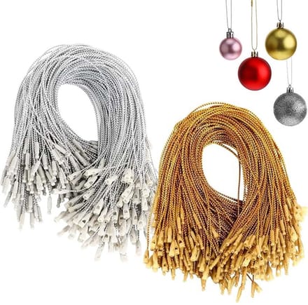 Dailygoody - 200 stuks kerstkoord - Haken voor kerstversiering