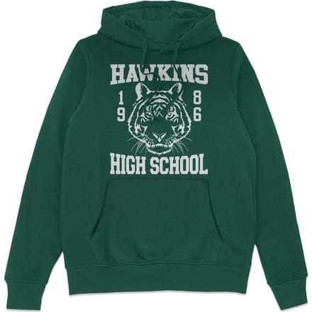 Stranger Things Hawkins High School Hoodie - Green - M