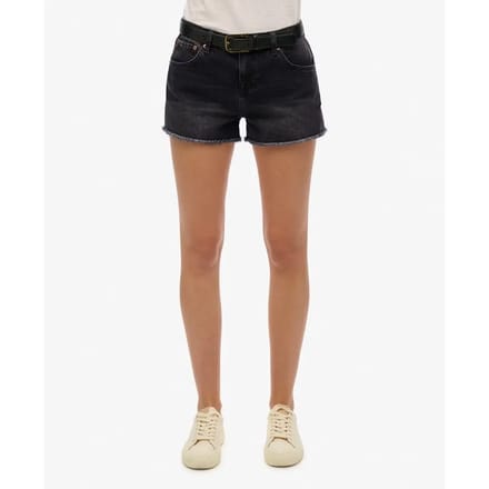 Superdry - Mid Rise Denim Hotpants - Dames - Jeans shorts