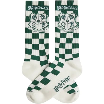 Jimmy Lion unisex sokken athletic harry potter hogwarts seal groen & wit (Harry Potter)