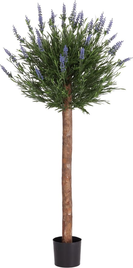 Kunstlavendel bol op stam 120cm UV Blauw