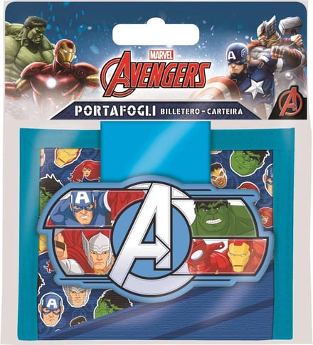 Marvel Portemonnee Avengers 12 X 8 Cm Blauw