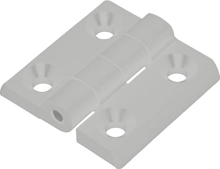 Scharnier - 40x40mm - Gegalvaniseerd - RAL 7035