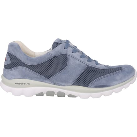 Gabor rollingsoft sensitive 66.966.26 - dames rollende wandelsneaker - Blauw - maat 40.5 (EU) 7 (UK)