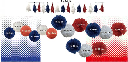 GOODMARK - Decoratieset supporter Frankrijk