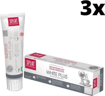 Splat Tandpasta - Professional White-Plus - 3 x 100 ml - Voordeelverpakking